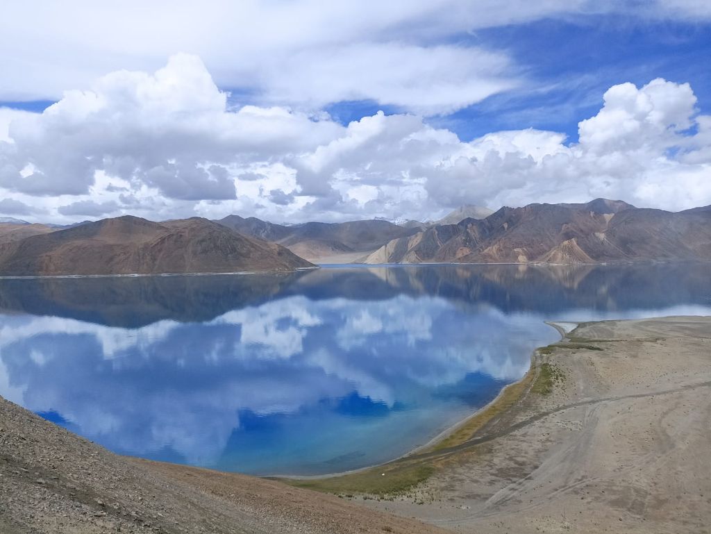 Pangong Lake panoramic view